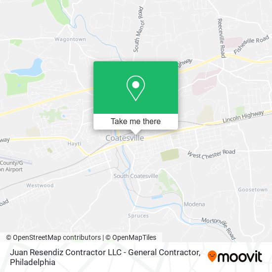 Mapa de Juan Resendiz Contractor LLC - General Contractor