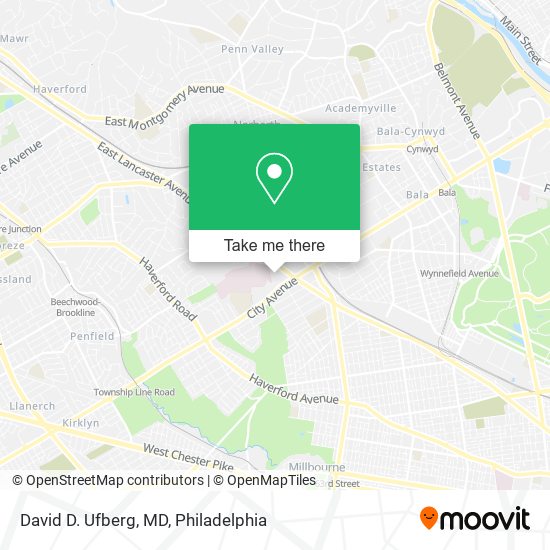David D. Ufberg, MD map
