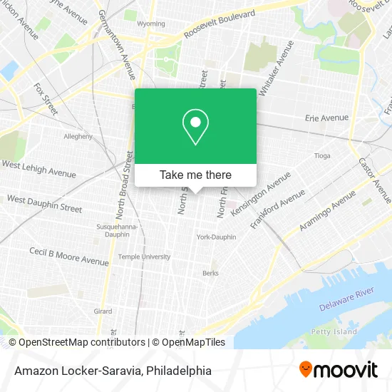 Amazon Locker-Saravia map