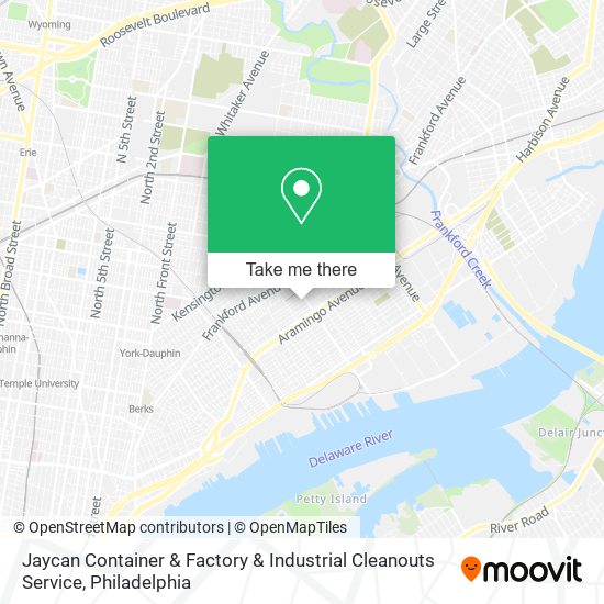 Jaycan Container & Factory & Industrial Cleanouts Service map