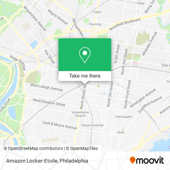 Amazon Locker-Etoile map