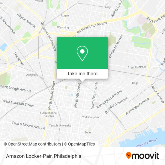Amazon Locker-Pair map