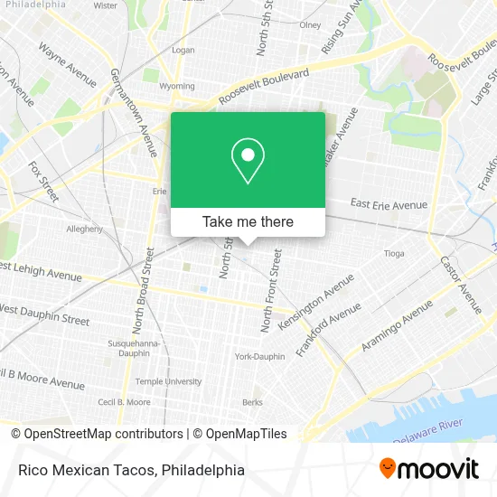 Rico Mexican Tacos map