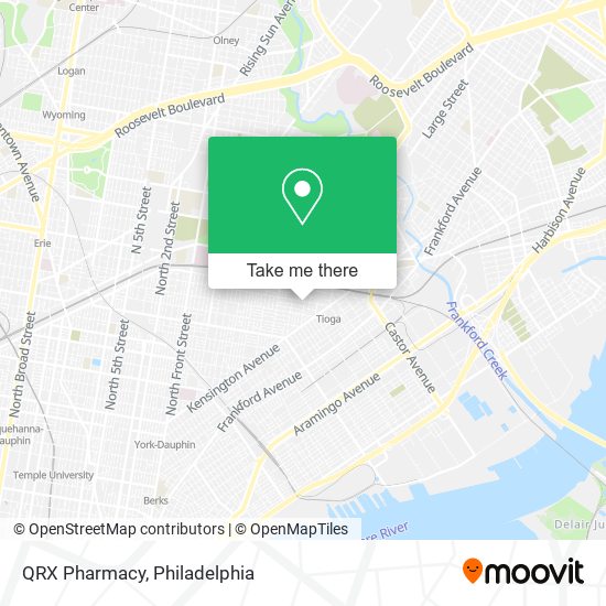 QRX Pharmacy map