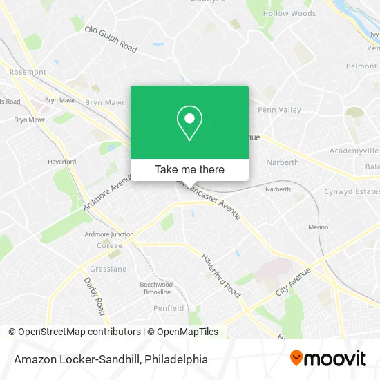 Amazon Locker-Sandhill map