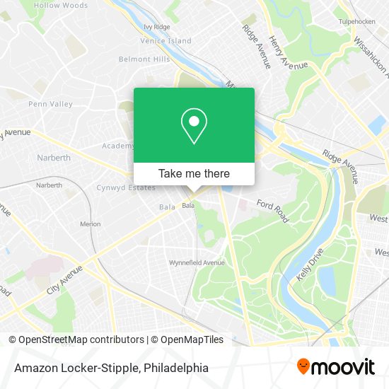 Amazon Locker-Stipple map