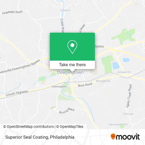 Superior Seal Coating map