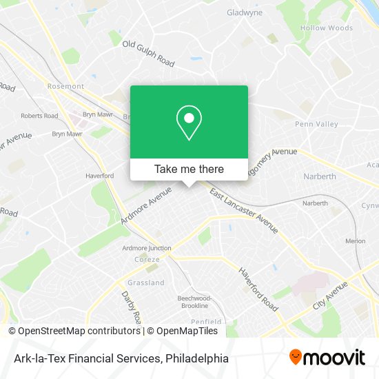 Ark-la-Tex Financial Services map