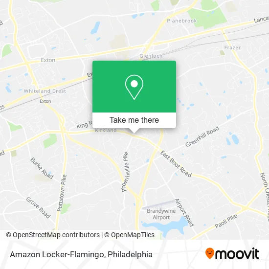 Amazon Locker-Flamingo map