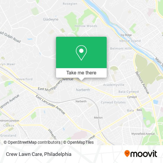 Crew Lawn Care map