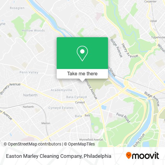 Easton Marley Cleaning Company map