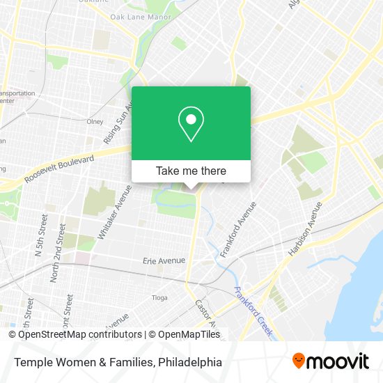 Temple Women & Families map