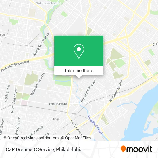 CZR Dreams C Service map