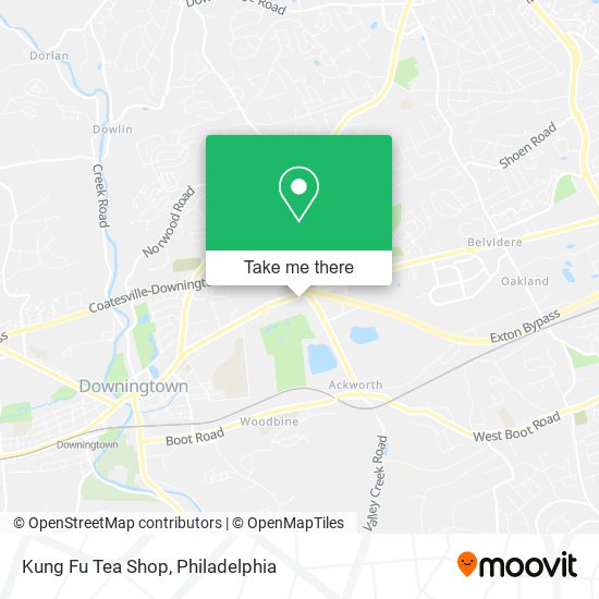 Mapa de Kung Fu Tea Shop