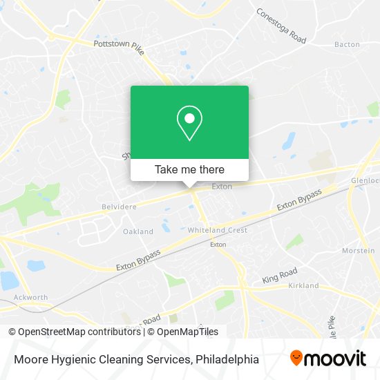 Moore Hygienic Cleaning Services map