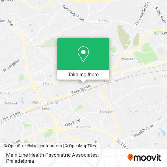 Main Line Health Psychiatric Associates map