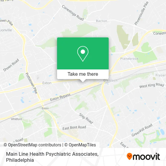 Main Line Health Psychiatric Associates map