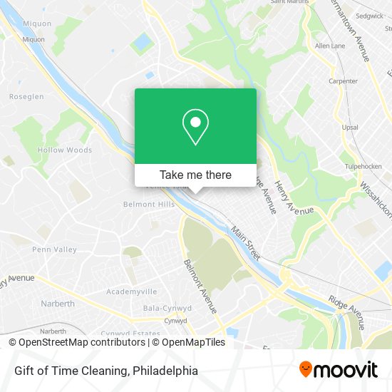 Gift of Time Cleaning map