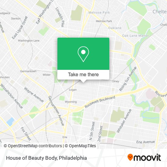 House of Beauty Body map