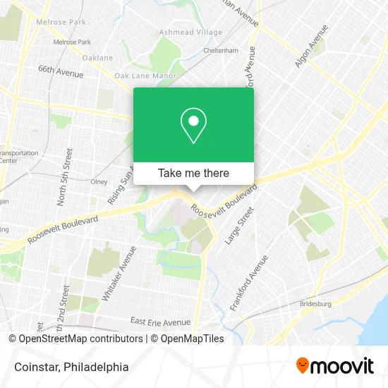 Coinstar map