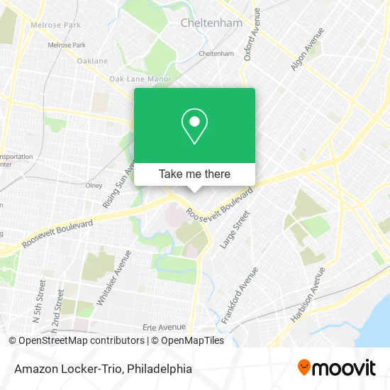 Amazon Locker-Trio map