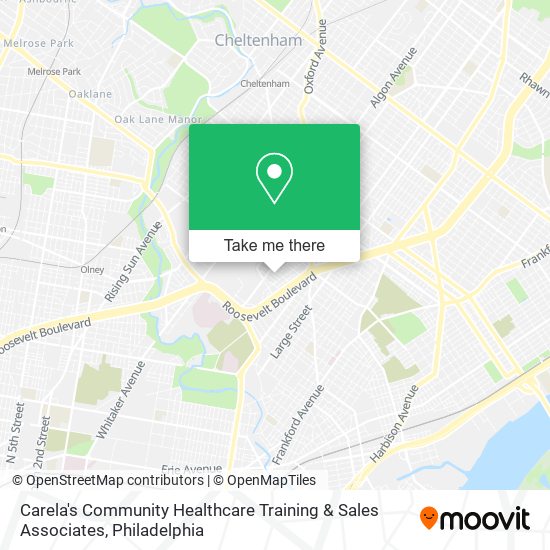 Mapa de Carela's Community Healthcare Training & Sales Associates