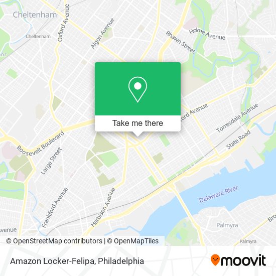 Amazon Locker-Felipa map