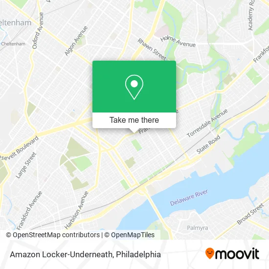 Amazon Locker-Underneath map