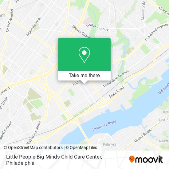 Mapa de Little People Big Minds Child Care Center