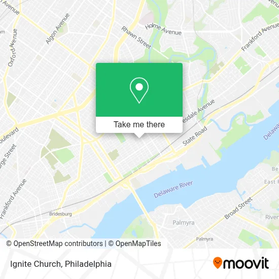 Ignite Church map