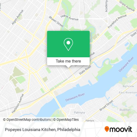 Mapa de Popeyes Louisiana Kitchen