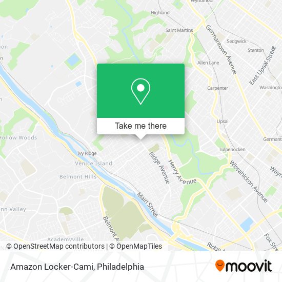 Amazon Locker-Cami map