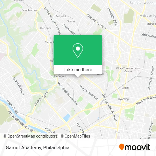 Gamut Academy map