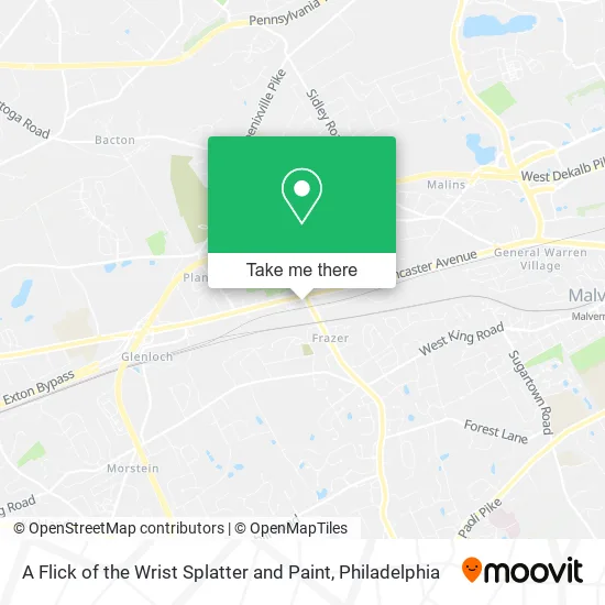 A Flick of the Wrist Splatter and Paint map