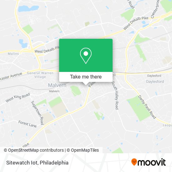 Sitewatch Iot map