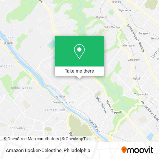 Amazon Locker-Celestine map