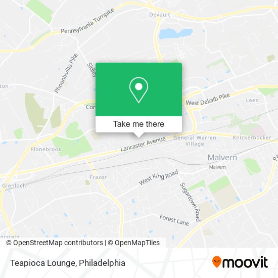 Teapioca Lounge map