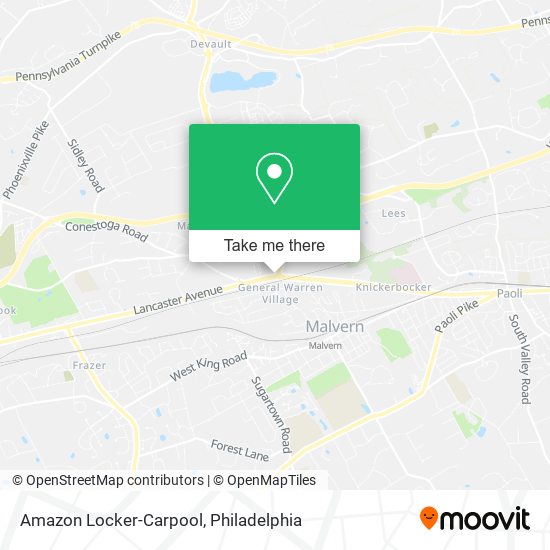 Amazon Locker-Carpool map