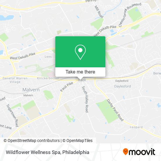 Wildflower Wellness Spa map