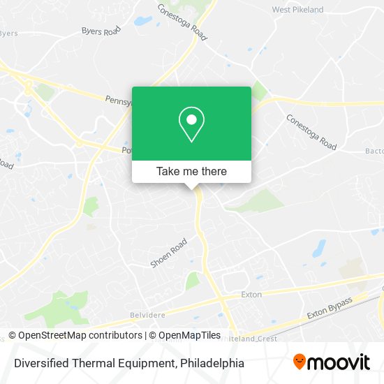 Diversified Thermal Equipment map