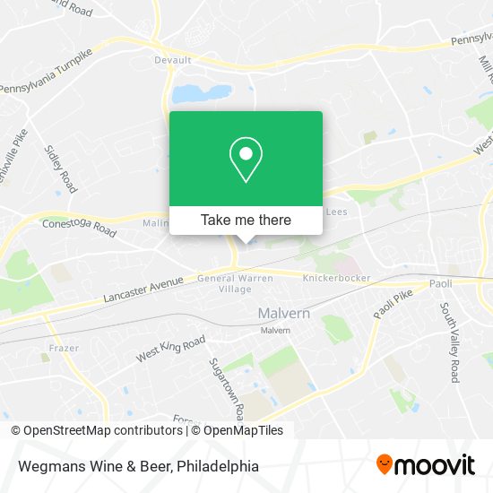 Wegmans Wine & Beer map