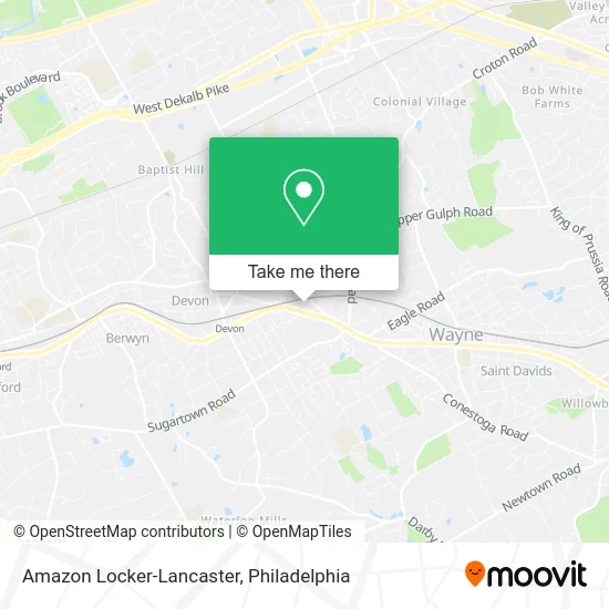 Amazon Locker-Lancaster map