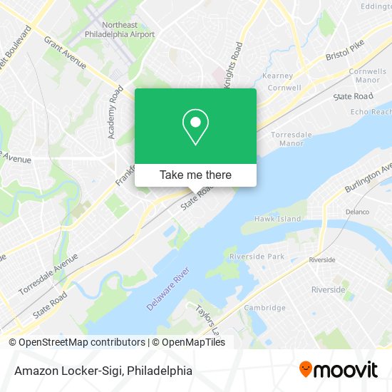 Amazon Locker-Sigi map