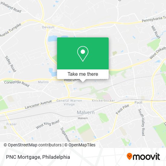 Mapa de PNC Mortgage