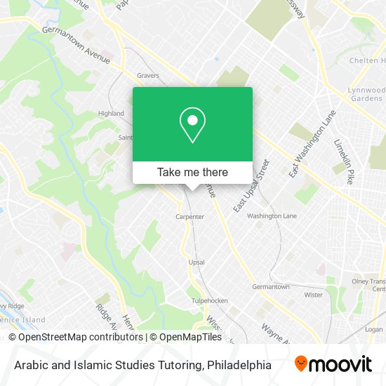 Arabic and Islamic Studies Tutoring map