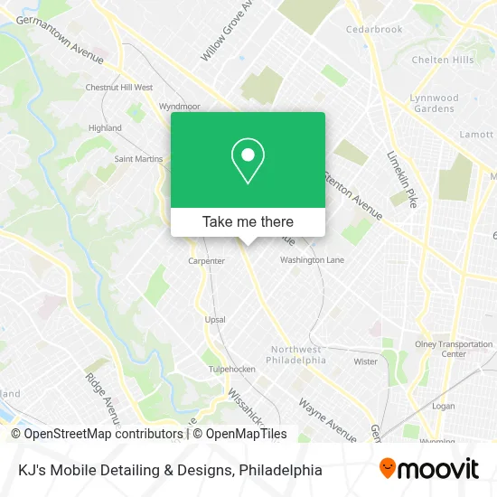 KJ's Mobile Detailing & Designs map