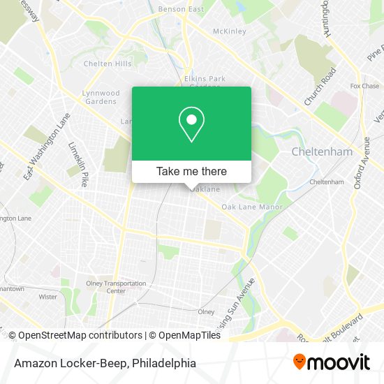 Amazon Locker-Beep map