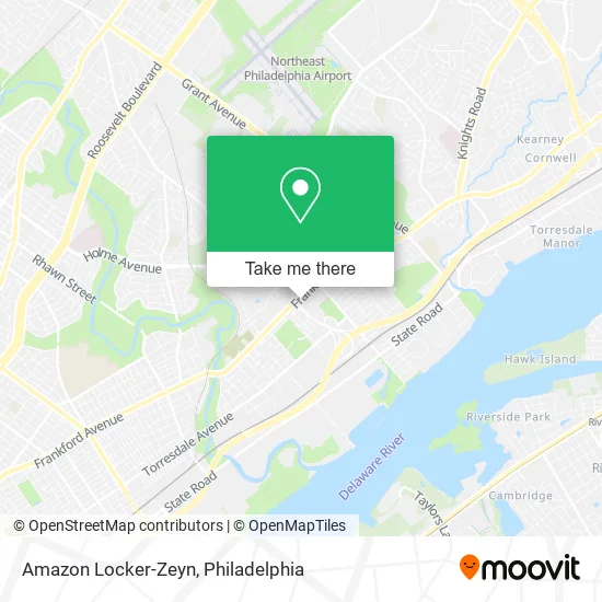 Amazon Locker-Zeyn map
