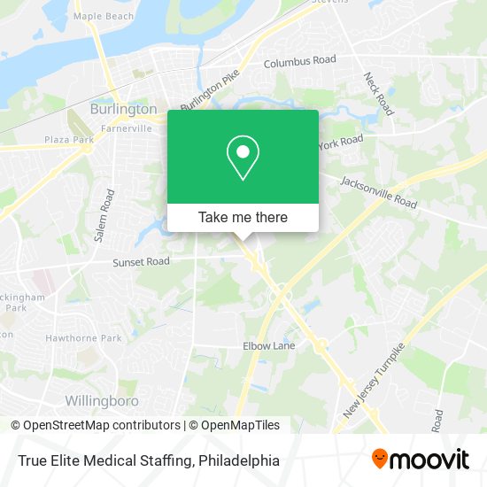 Mapa de True Elite Medical Staffing
