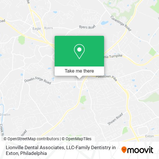 Lionville Dental Associates, LLC-Family Dentistry in Exton map